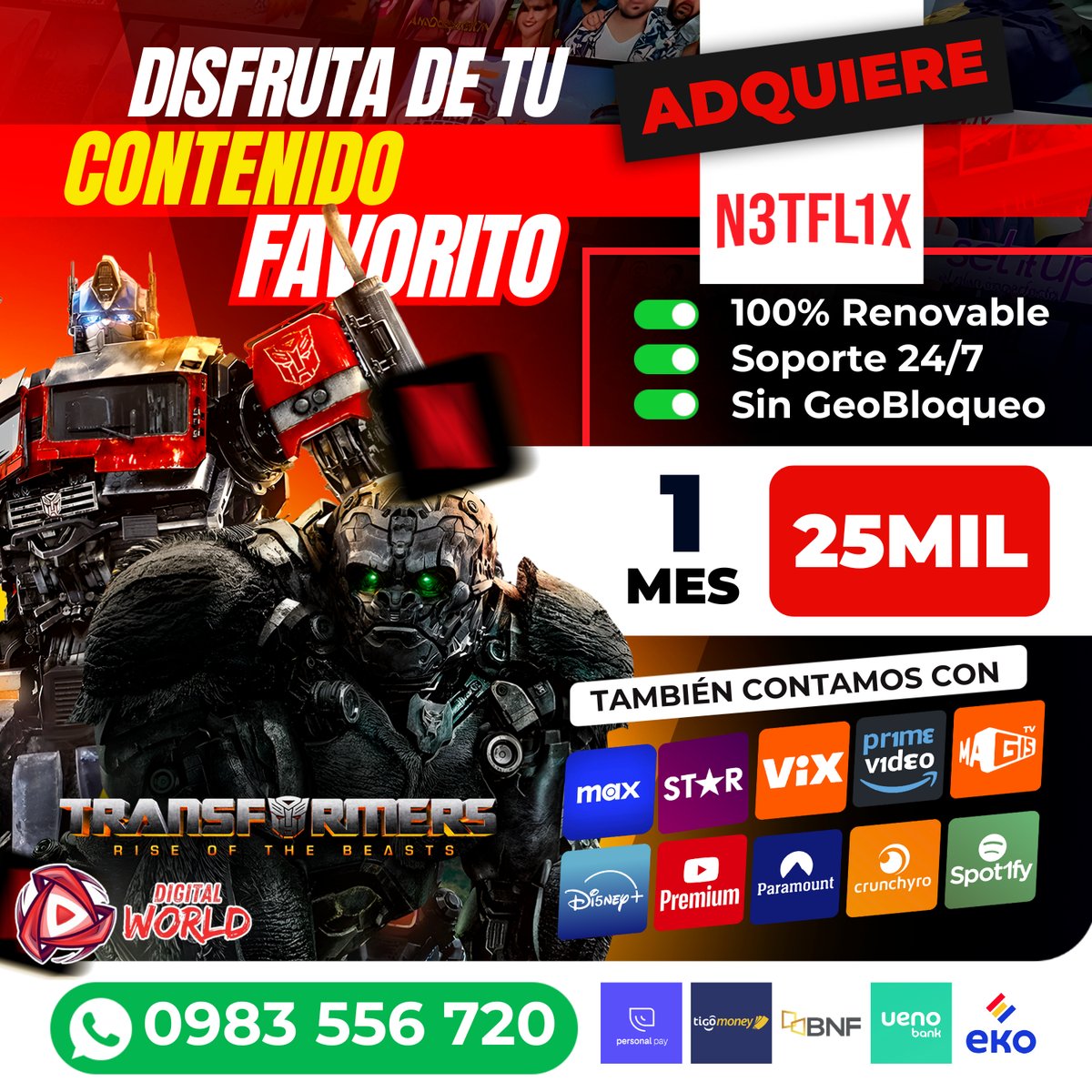 Cuenta de Netflix(Perfiles)