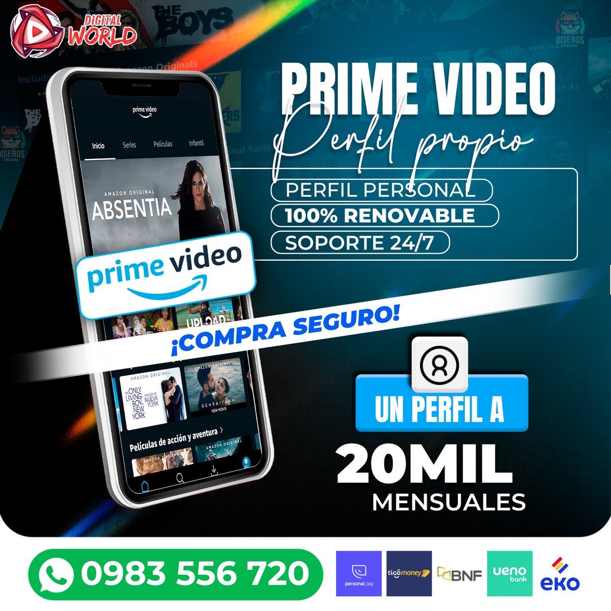 Cuenta de Amazon Prime Video (Perfil)