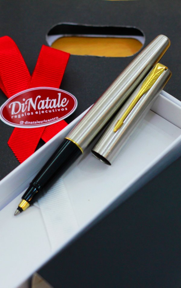 Bolígrafo Parker Frontier - Edición Acero/dorado