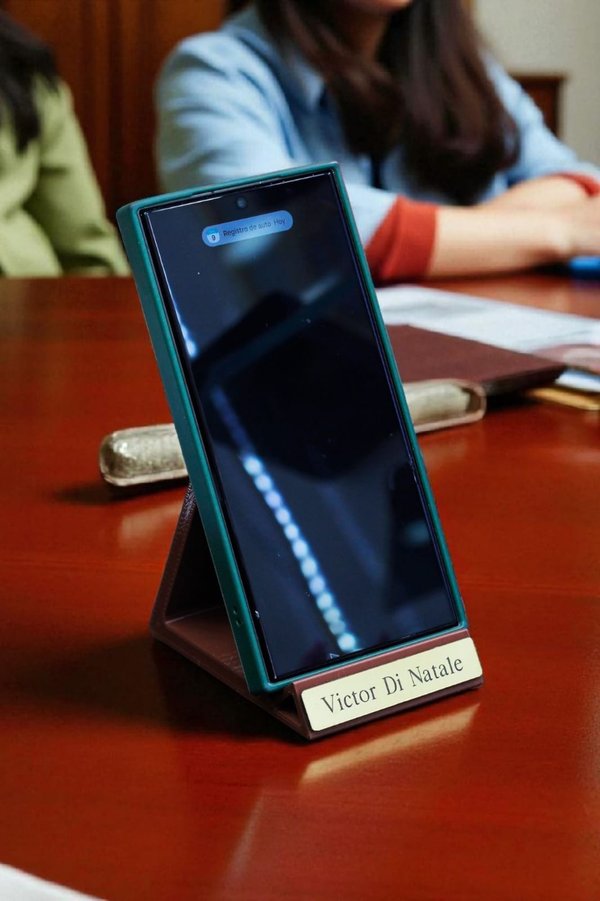 BASE PARA CELULAR - Marrón chocolate