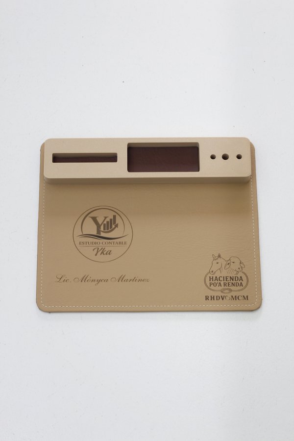 MOUSE PAD/ORGANIZADOR (grabado de Texto y Logo GRATIS)