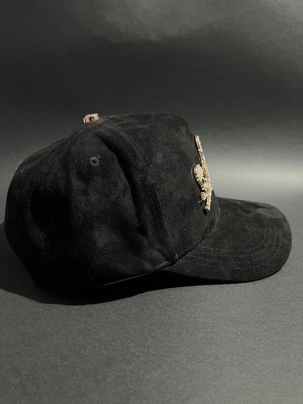 BARBAS HATS ROSE GOLD SKULL