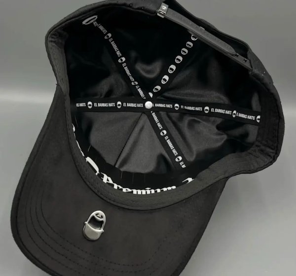 Barbas Hats modelo Platinum Snowflake en color negro.