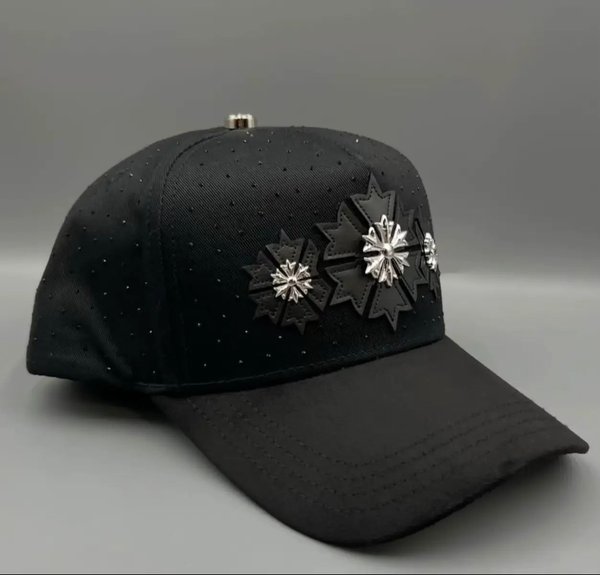 Barbas Hats modelo Platinum Snowflake en color negro.