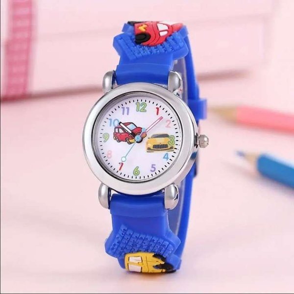 Reloj para niños con autos