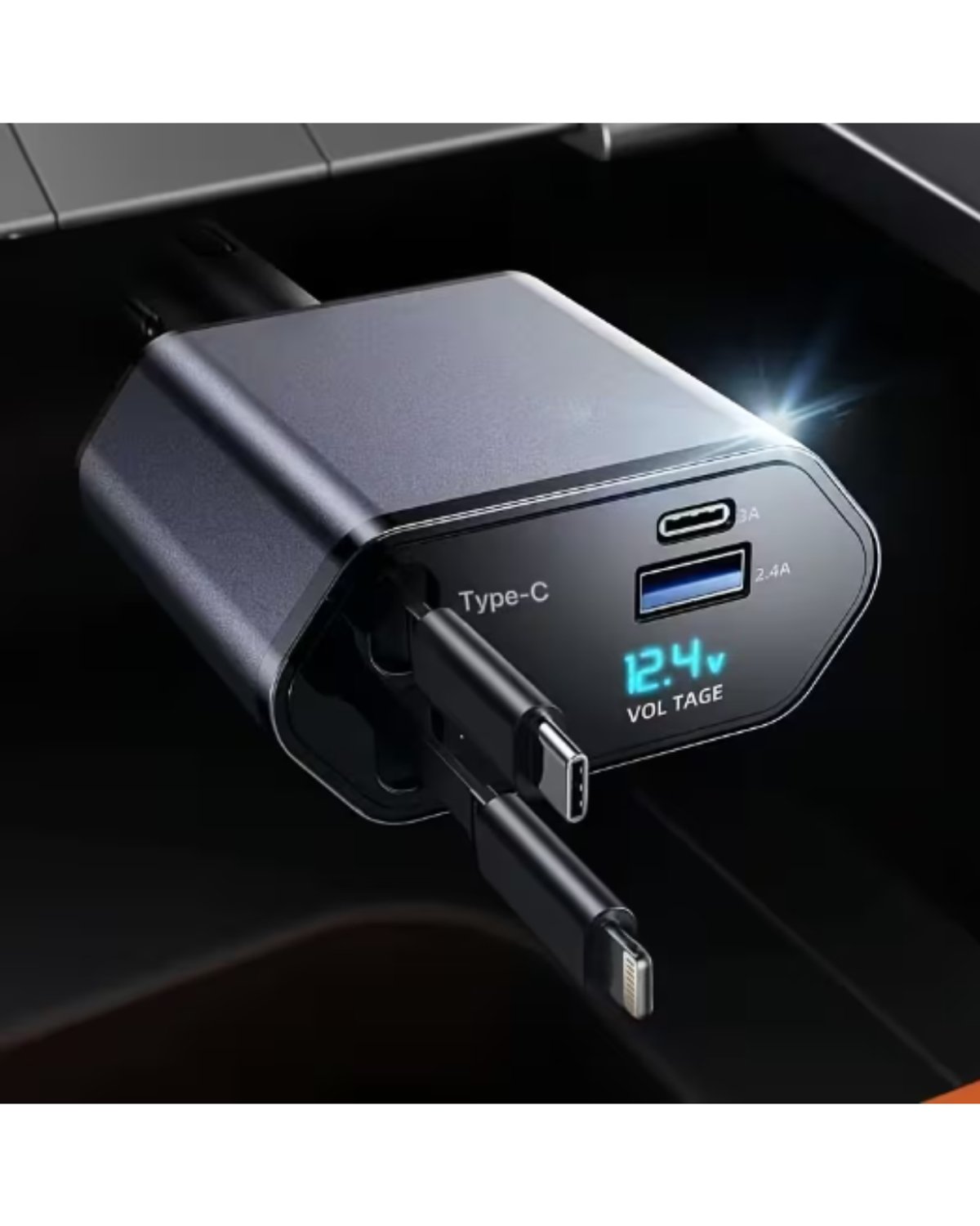Cargador de Auto 4 en 1 – Todo ordenado y rápido - 2