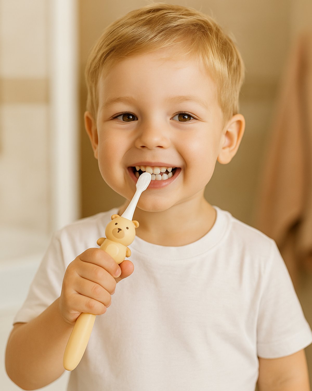 Cepillo de Dientes Infantil con Capibara – ¡Diversión y Limpieza en Cada Cepillado! - 3