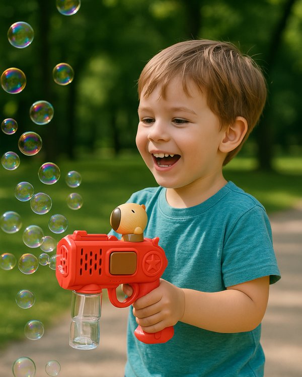 Lanza Burbujas Capibara – Diversión con Estilo Salvaje
