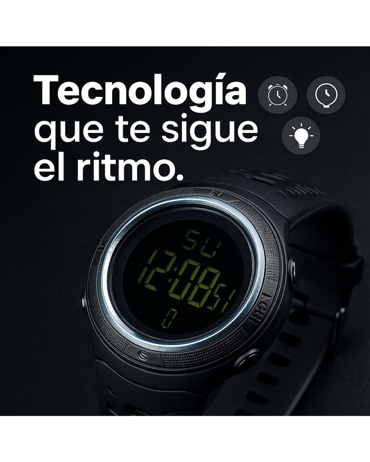 Reloj Digital Deportivo para Hombre - 3