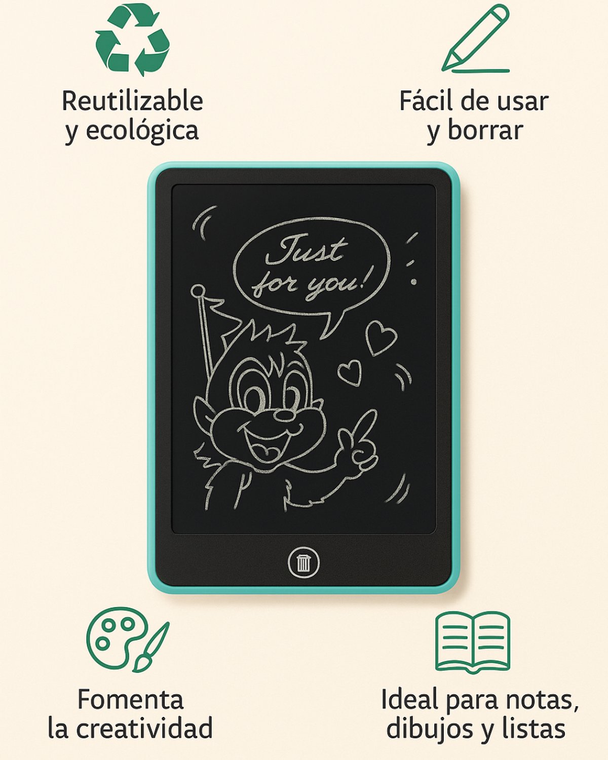 Tablet de Escritura LCD 6.5’’ – Creatividad y Notas al Instante - 3