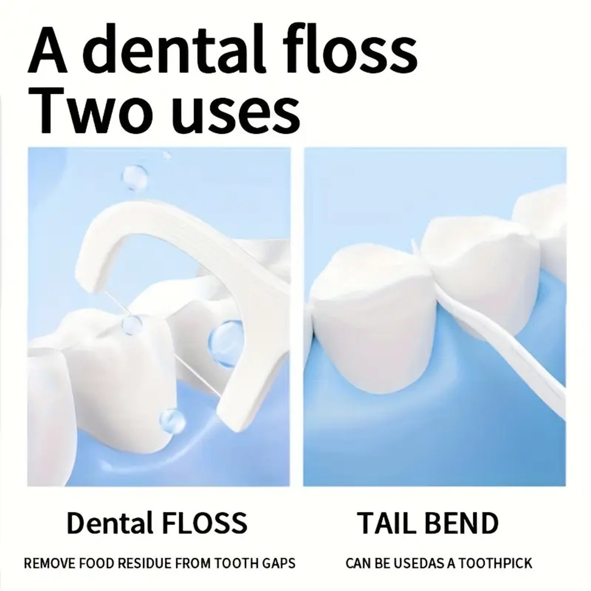 🦷 Palillos Dentales con Hilo – Higiene Bucal Impecable en Todo Momento (Caja x50) - 3