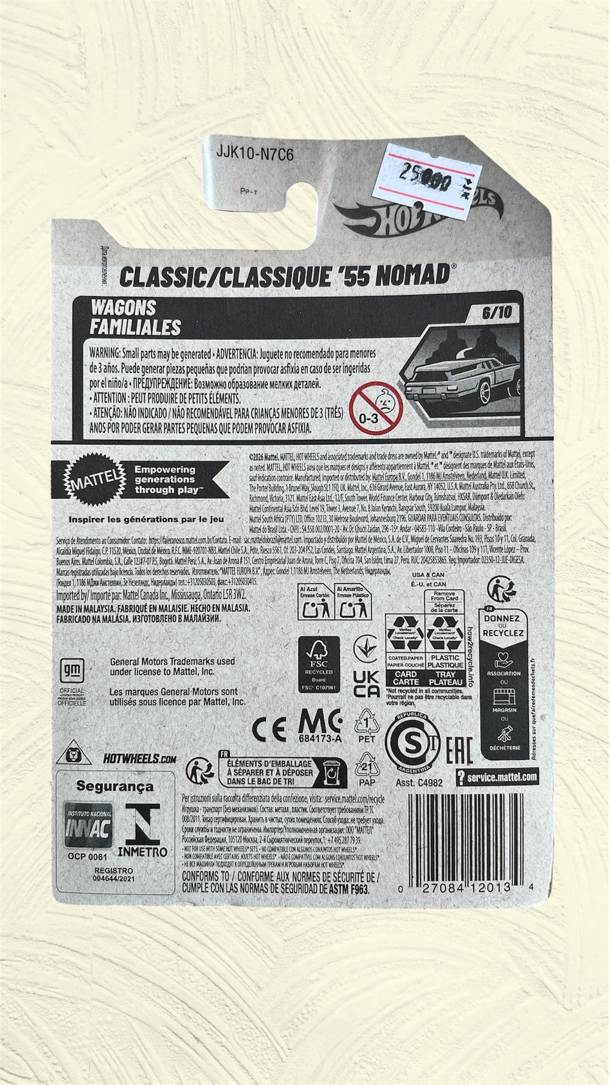 Hot wheels- classic/NOMAD 55 loteG 026 - 2