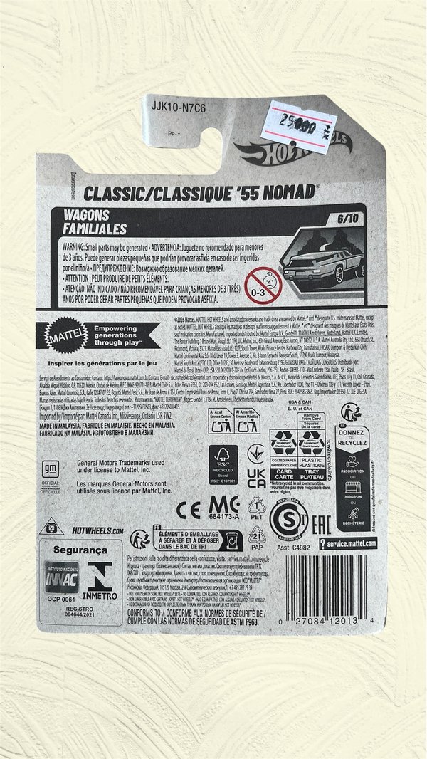 Hot wheels- classic/NOMAD 55 loteG 026