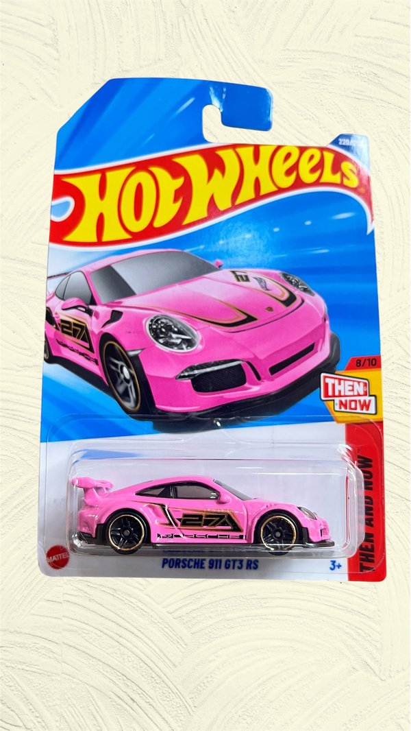 Hot wheels- PORSCHE 911 GT3 RS /rosado