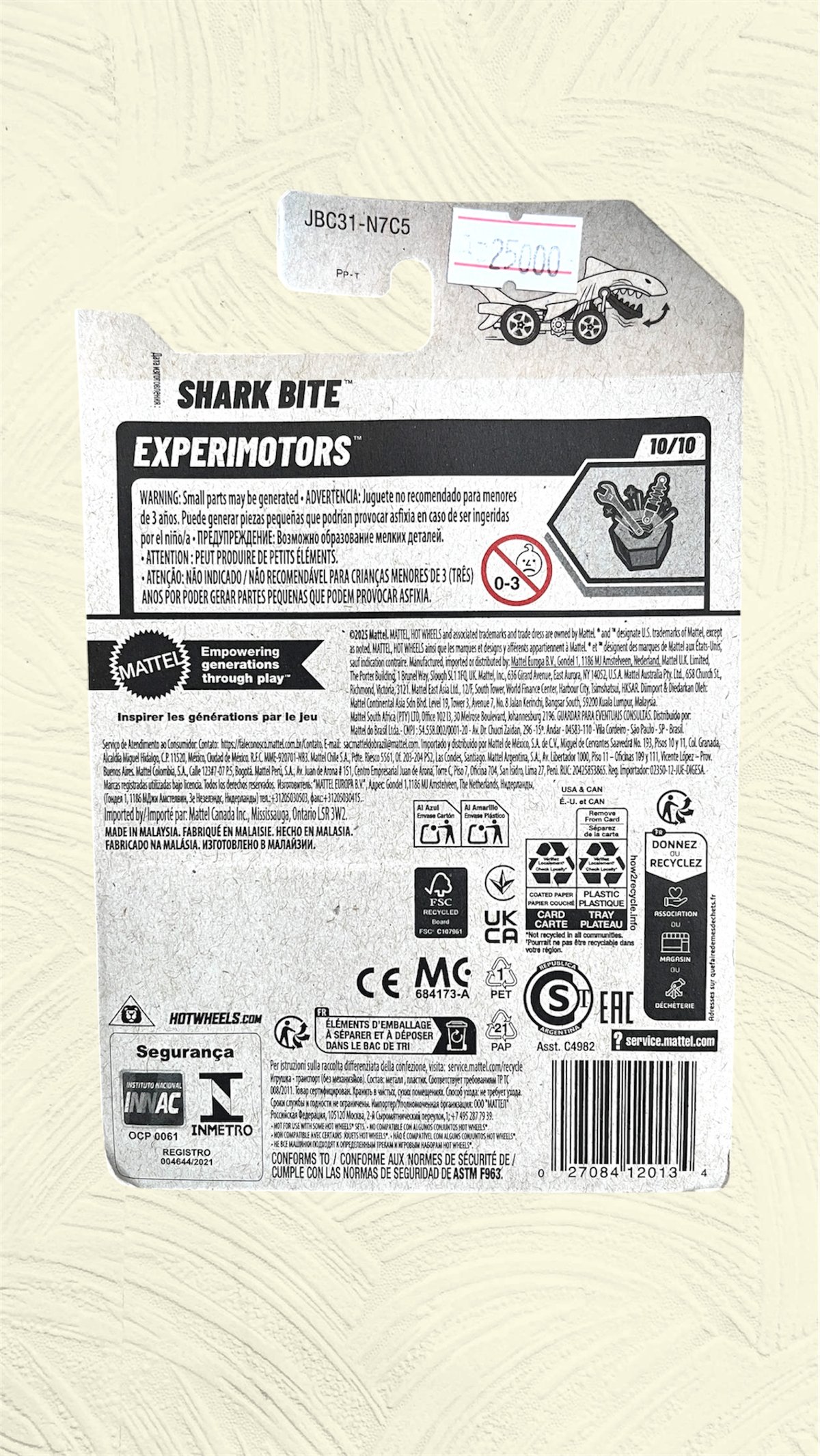 Hot wheels- SHARK BITE / T.hunter basico - 2