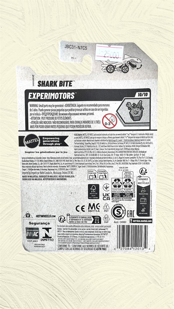 Hot wheels- SHARK BITE / T.hunter basico