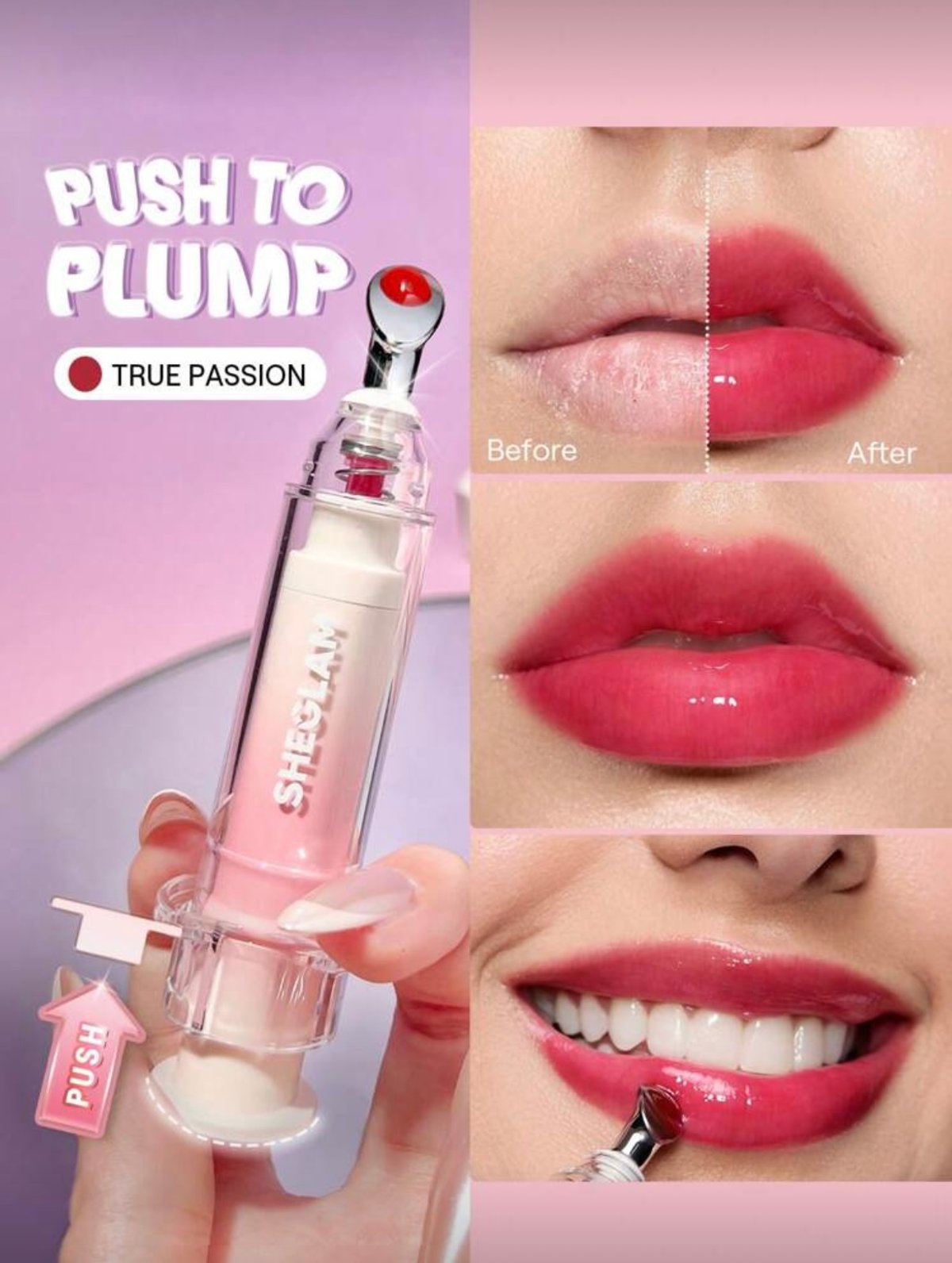 SHEGLAM Booster Shine Brillo labial voluminizador - 2