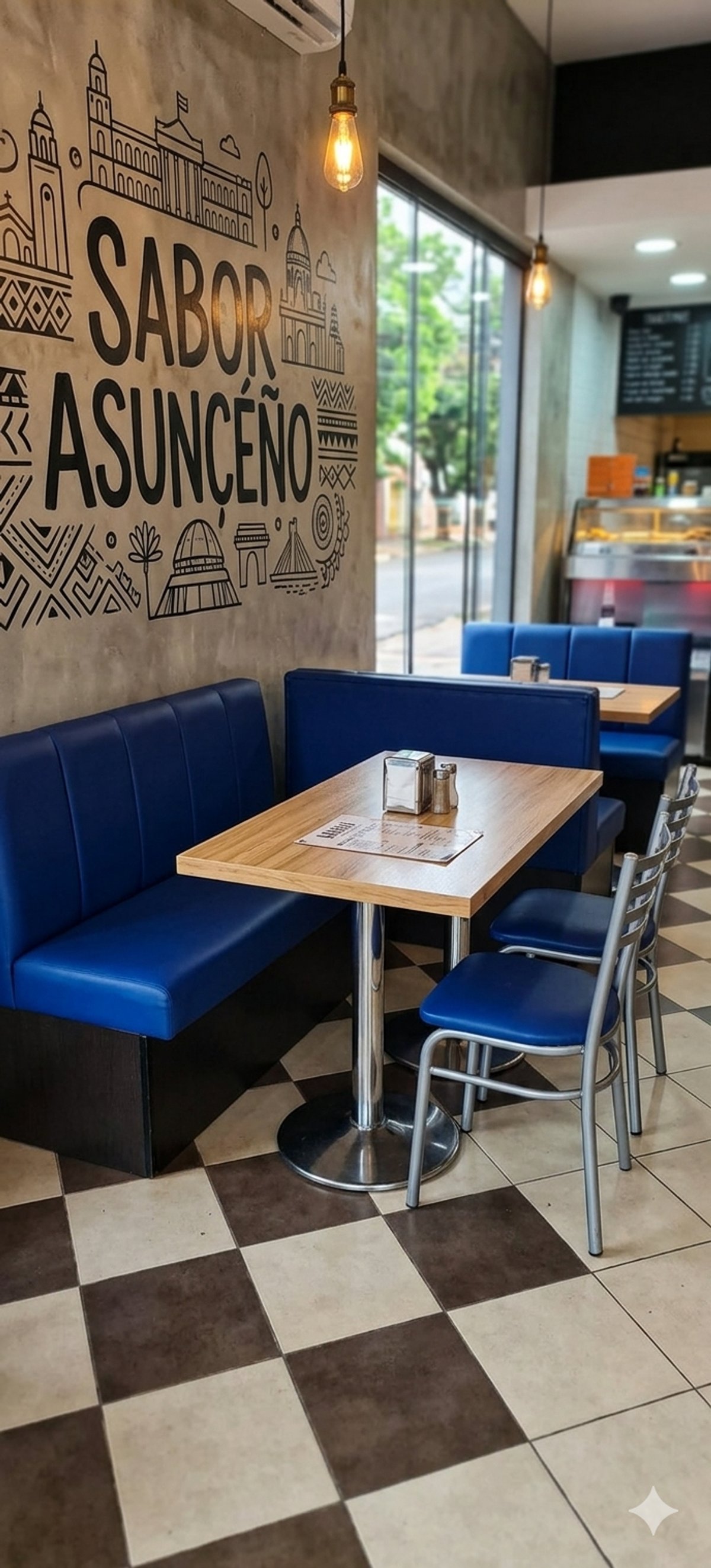 Banqueta Booth Unilateral
