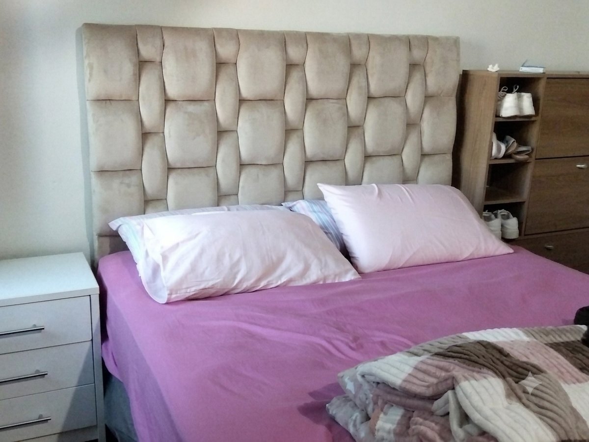 CABECERA DE CAMA OLIVIA BEIGE 140 CM. - 2