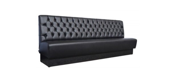 Sofá Booth Shelby Black