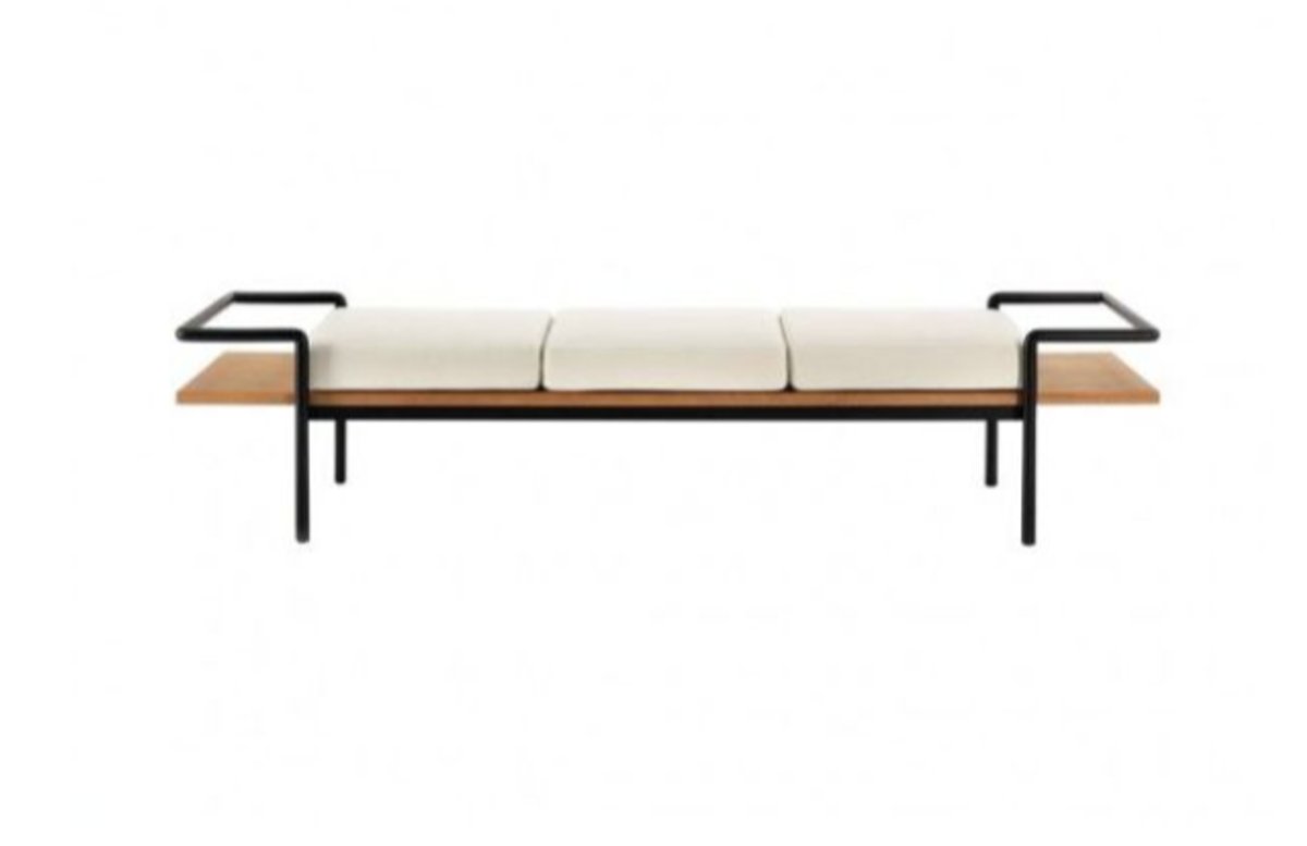 BANQUETA ROSARIO LINEA MADERA METAL DORITA HOME - 2
