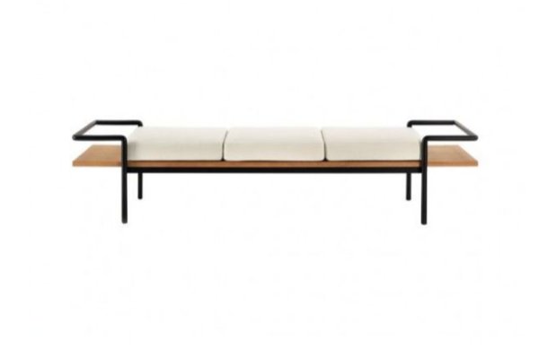 BANQUETA ROSARIO LINEA MADERA METAL DORITA HOME