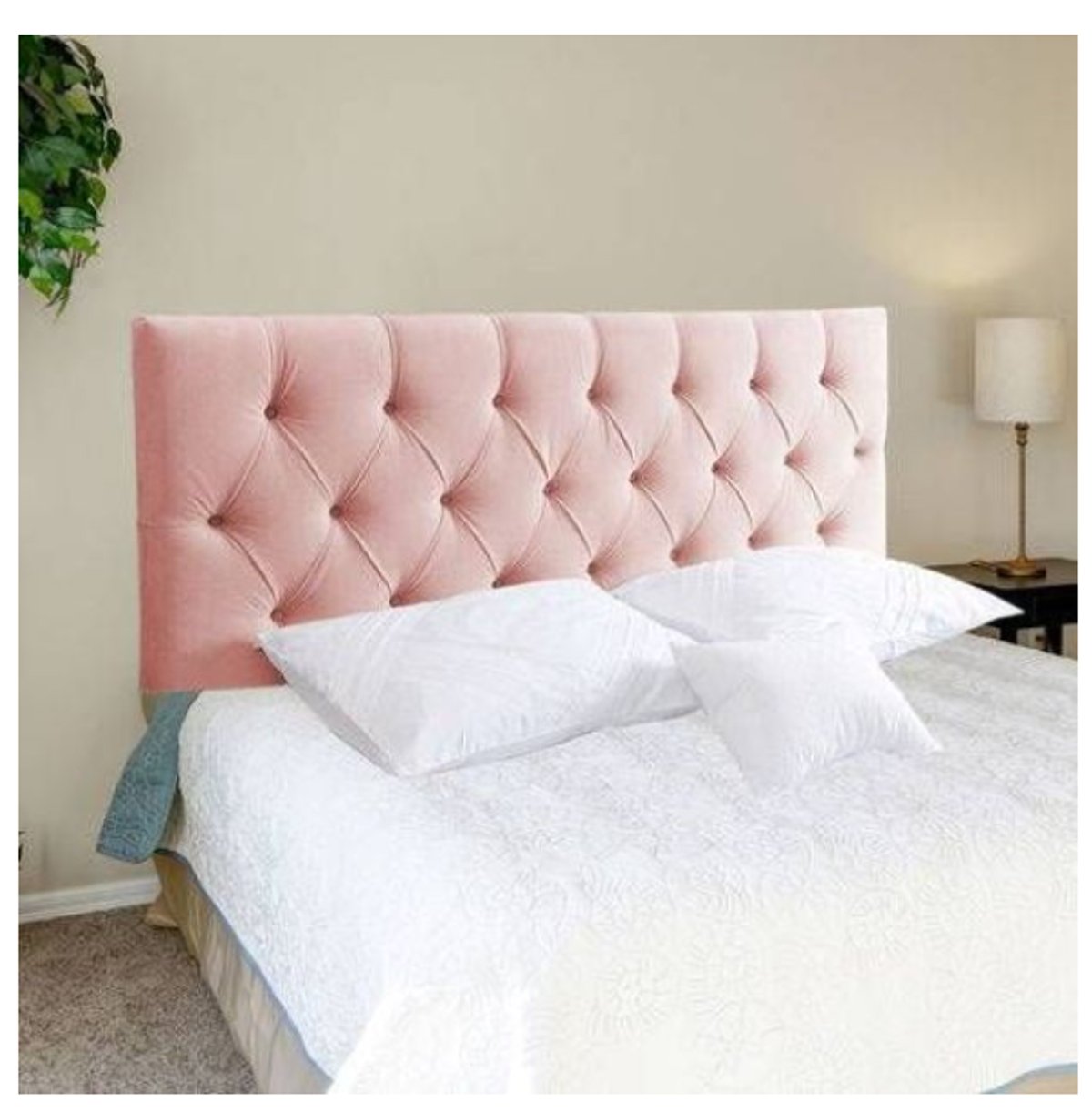 CABECERA 1.20 ROSA CAIRO CAPITONE - 2
