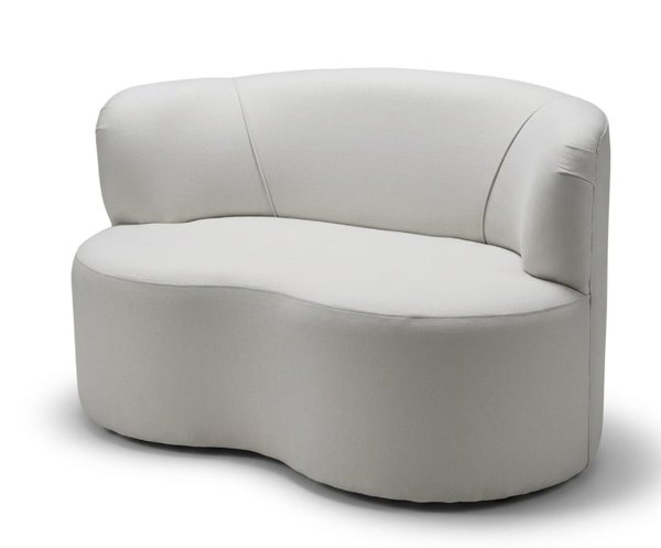 Sofa curvo minimalista
