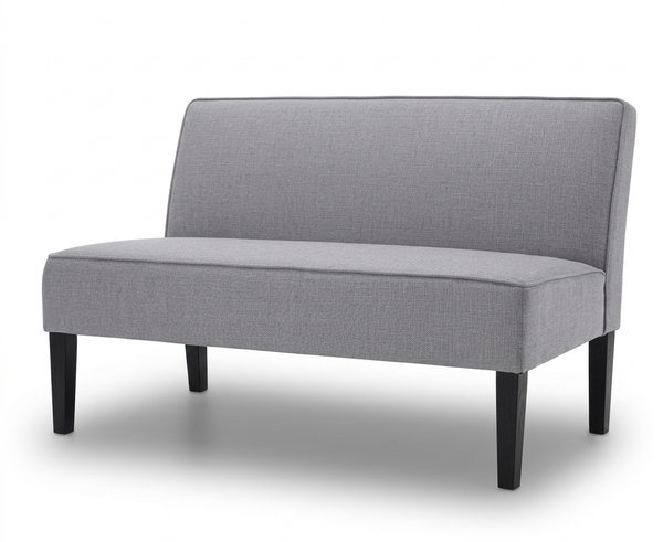 SOFA RESTO LISO EN COLOR GRIS 1.40