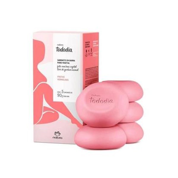 Jabon en barra Jambo Frutas Rojas 5x90g