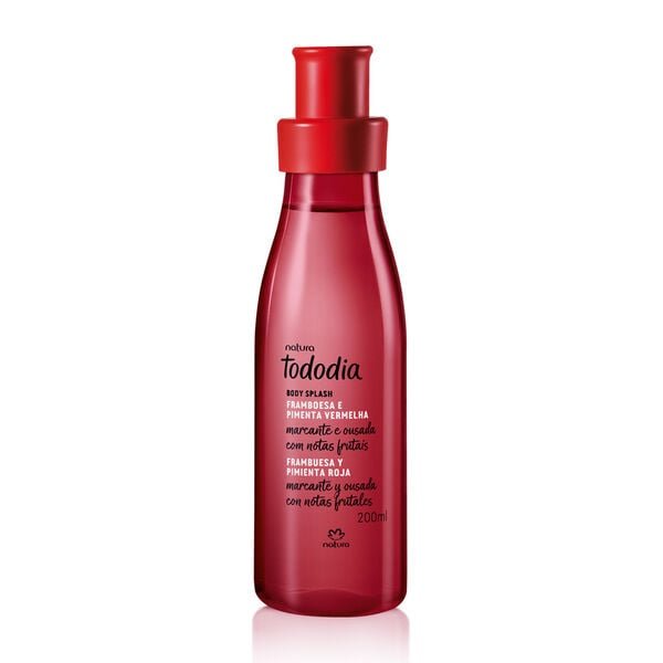 Body Splash Tododia Framboesa e Pimenta Vermelha 200ml