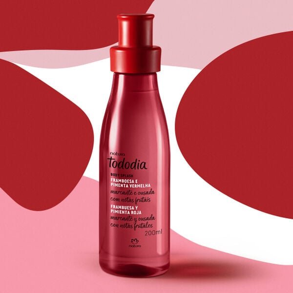Body Splash Tododia Framboesa e Pimenta Vermelha 200ml