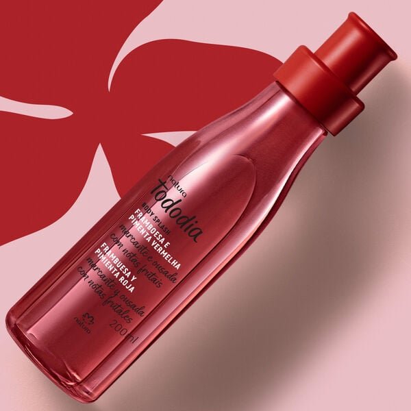 Body Splash Tododia Framboesa e Pimenta Vermelha 200ml