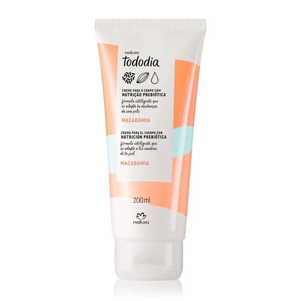 Crema nutritiva para cuerpo Tododia Macadamia 200ml