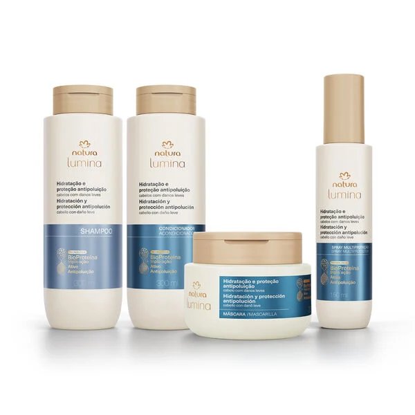 Kit Lumina Hidratación y protección antipolución completo (4 productos)