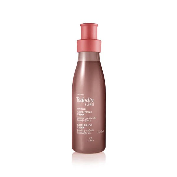Body Splash Tododia Flor de Pessego e Jasmim 200ml