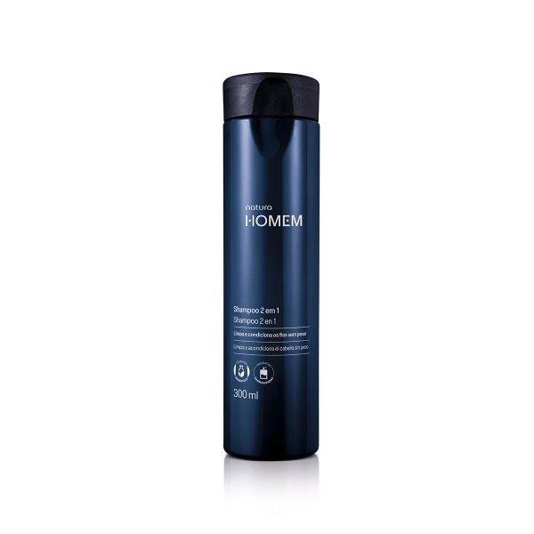 Shampoo 2 en1 Natura Homem 300ml
