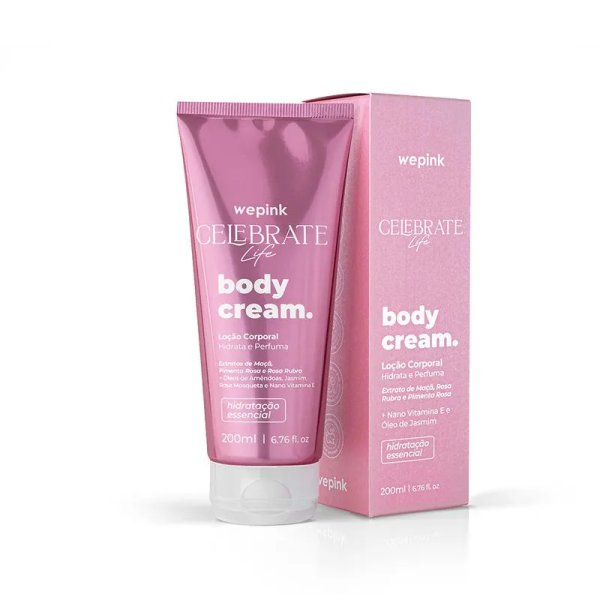 Body Cream Hidratante Wepink Celebrate Life 200ml