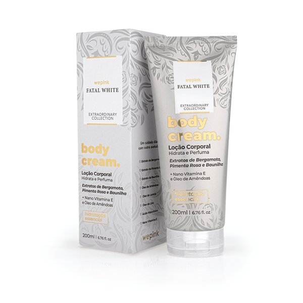 Body Cream Hidratante Wepink Fatal White 200ml