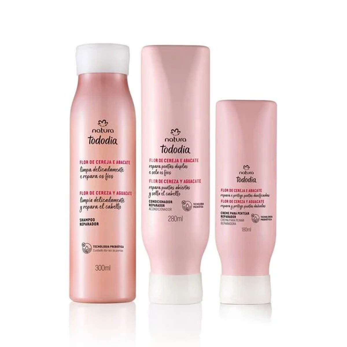 Kit Reparador Tododia Flor de Cereja e Abacate (3 productos)