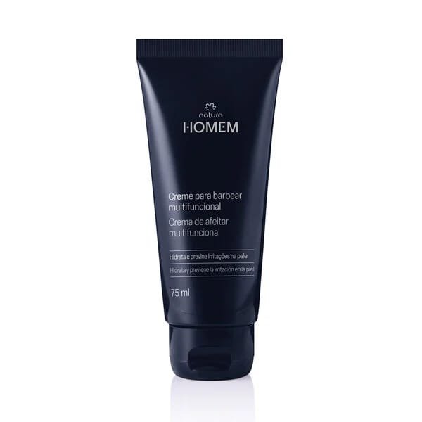 Crema de afeitar Multifuncional Natura Homem masculino 75ml