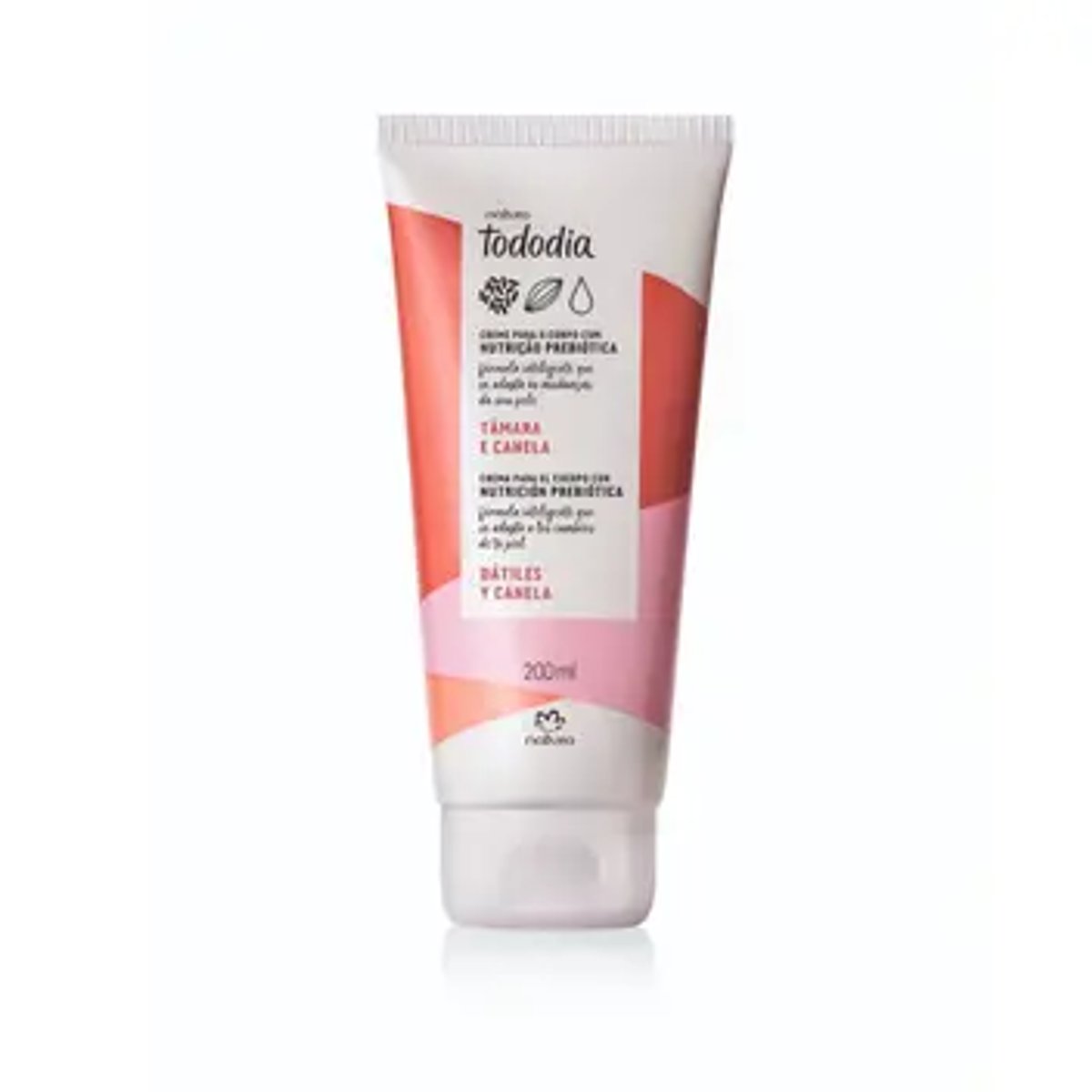 Crema nutritiva para cuerpo Tododia Tâmara e Canela 200ml - 2