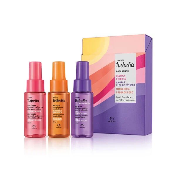 Kit Tododia Body Splash Miniaturas Verão