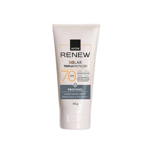Protector Avon Renew solar FPS 70 con Protinol 40g