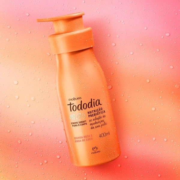 Crema Nutritiva para el Cuerpo Tododia Manga Rosa e Agua de Coco 400 ml