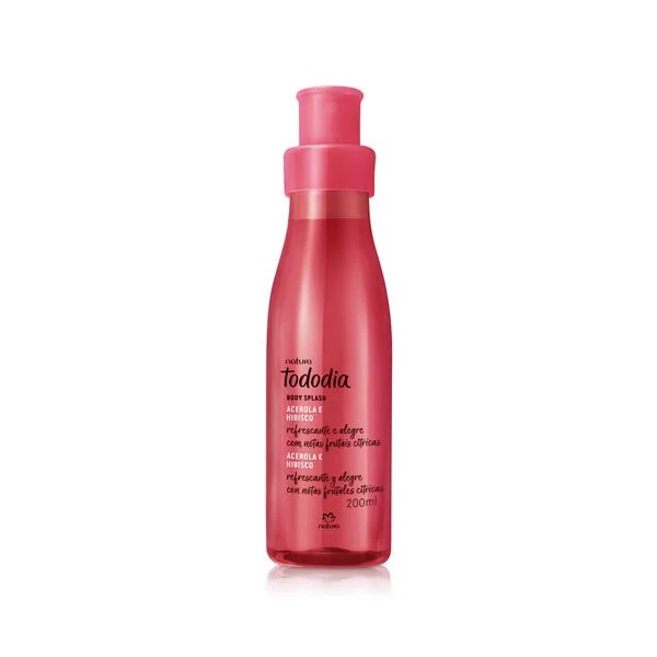 Body Splahs Desodorante Colonia Acerola e Hibisco 200ml