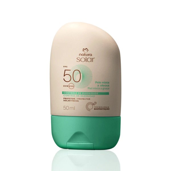 Protector Solar Facial piel mixta a grasa FPS 70 Natura Solar 50ml