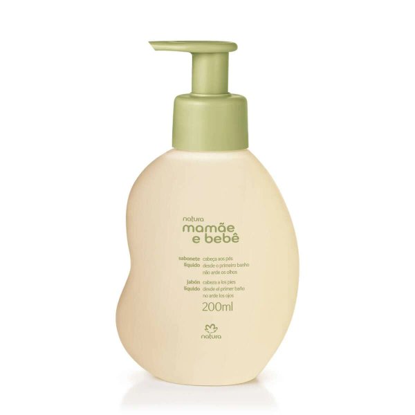 Jabón liquido Natura Mamãe e Bebê 200ml