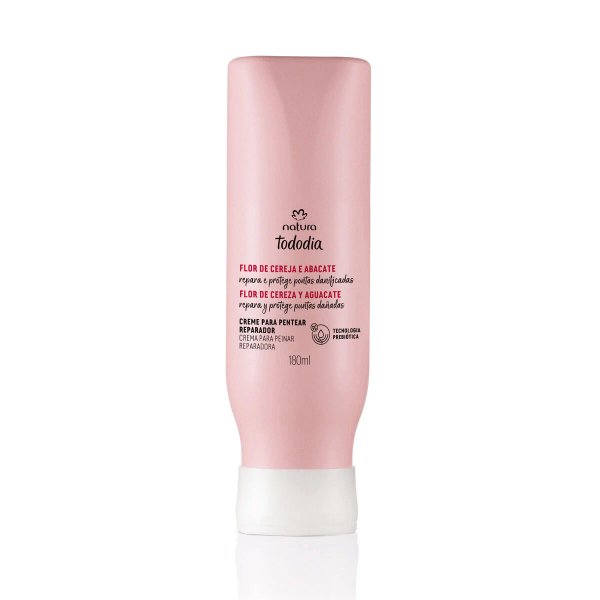 Crema para peinar Reparador Tododia Flor de Cereja e Abacate 180ml