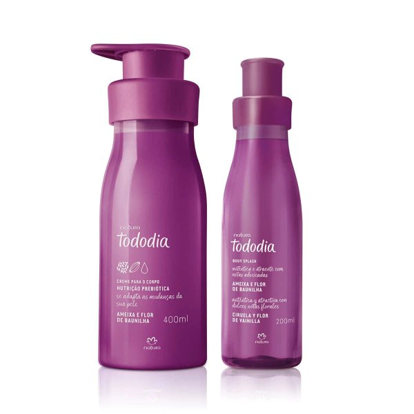 Kit Tododia Ameixa e Flor de Baunilha 400ml (2 productos)
